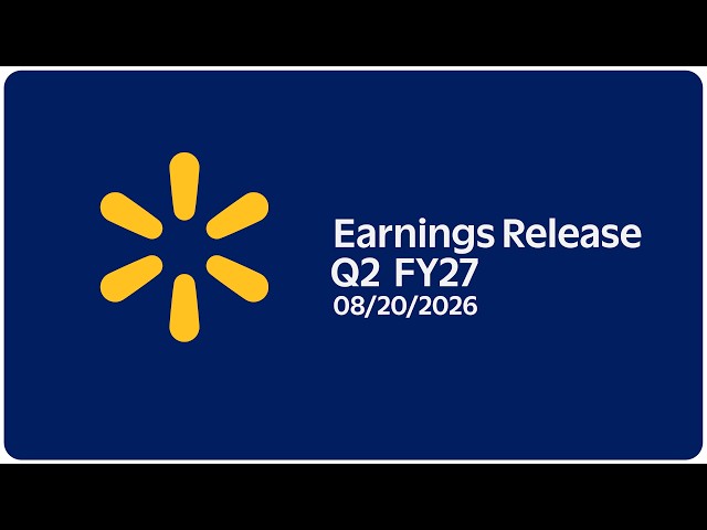 Walmart FY2027 Q2 Earnings Release