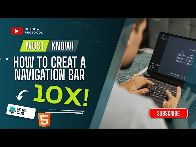 The Modern Edge: Build a Modern Animated Navbar with HTML CSS & JS (2026 Guide) the last video