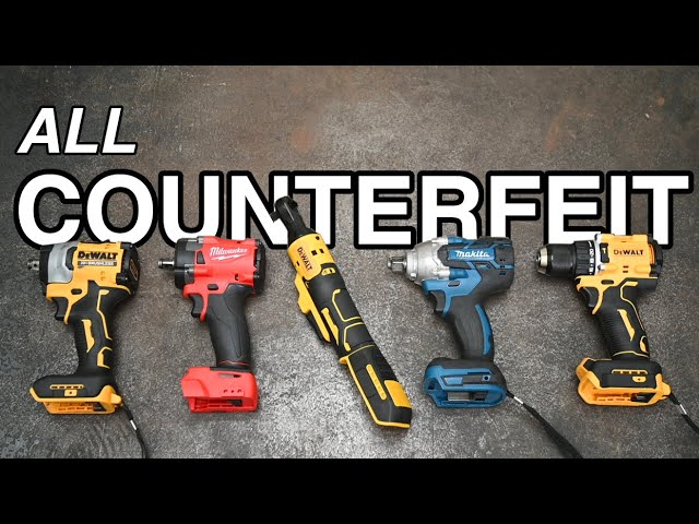 Not Just Fake but Counterfeit Power Tools