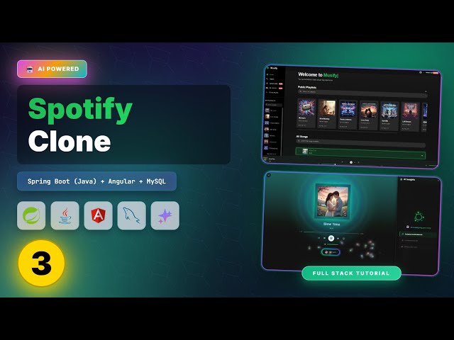 Spotify Clone with Gemini AI — Spring Boot (Java) + Angular + MySQL | Part 2: Auth Controller