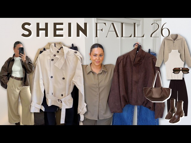 SHEIN FALL HAUL 2026 - Must-Have Basics, 20 Piece Capsule Wardrobe & Easy Everyday & Work Outfits!