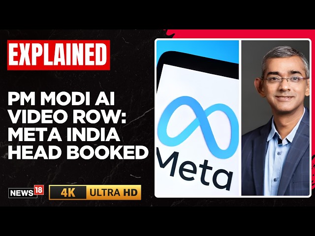 Meta India Head Arun Srinivas Booked as AI Videos of PM Modi Trigger Police Investigation | 4K