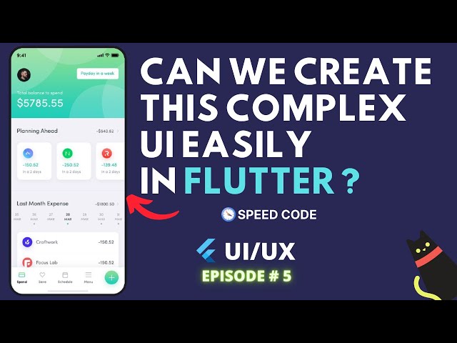 Expense Management UI in Flutter | Flutter UI Episode # 5