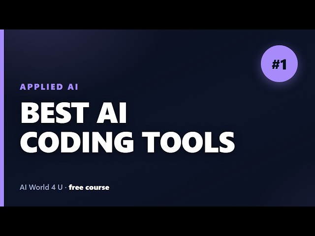 Best AI Coding Tools in 2026: Claude Code, Codex, Cursor, Antigravity & Copilot | Applied AI #1