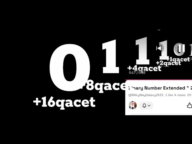 Binary Number Extended ^ 25 Rip MilkyWayGalaxy2K31 
