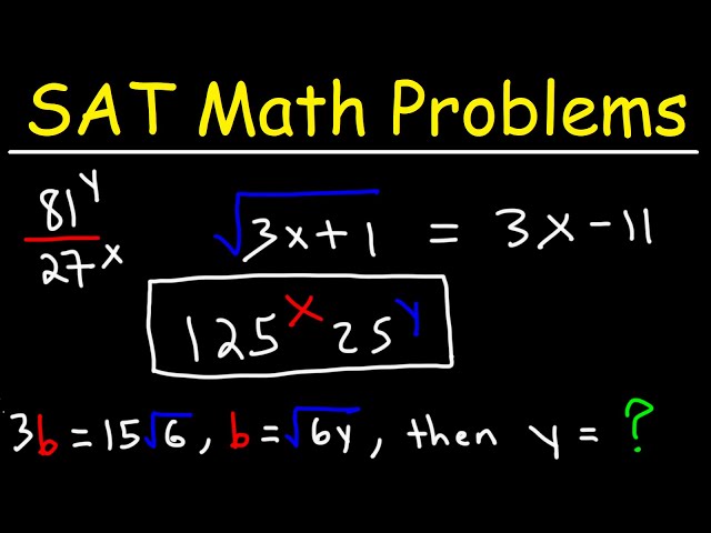 SAT Math Problems