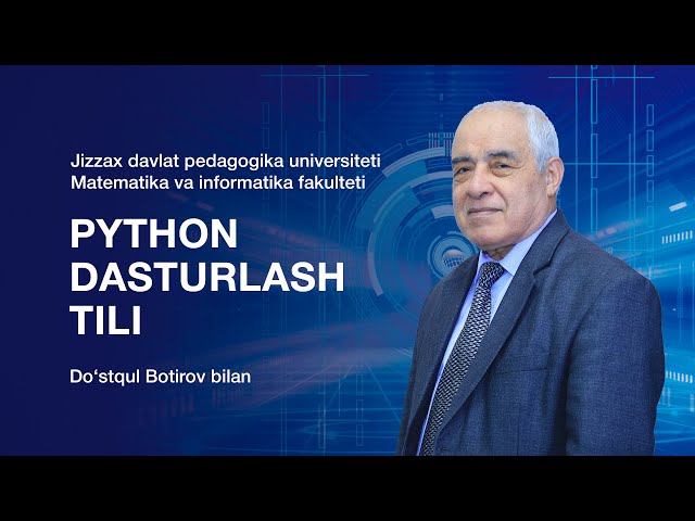 Matematika va informatika fakulteti Do’stqul Botirov. Mavzu: Python dasturlash tili