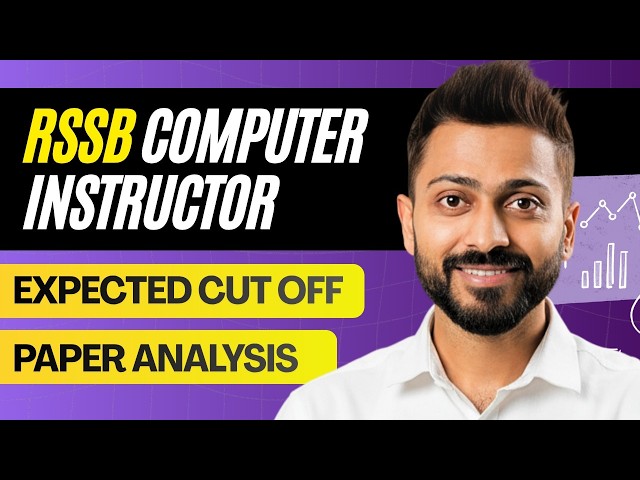 Rajasthan Computer Instructor Cut Off 2026 | Exam Analysis | Expected Cut Off