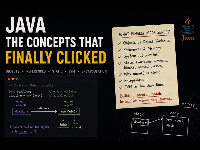 The Biggest Java Concepts That Finally Clicked