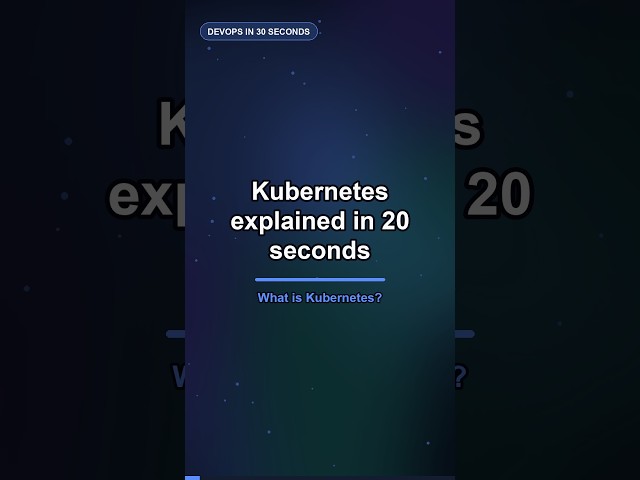 What is Kubernetes? | Kubernetes Tutorial For Beginners #shorts