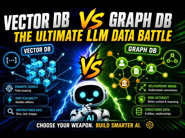 Vector DB vs Graph DB: The Ultimate LLM Data Battle