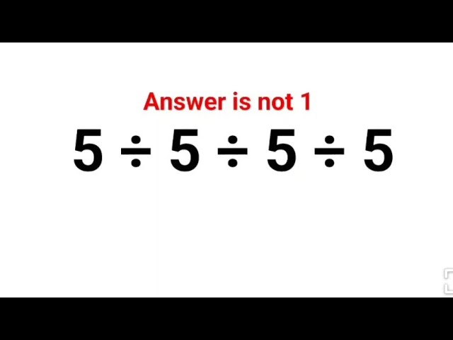 20 ÷ 4 × 5 The answer is not 1. 99% got it wrong! Ukraine Math Test #math #percentages #ukraine