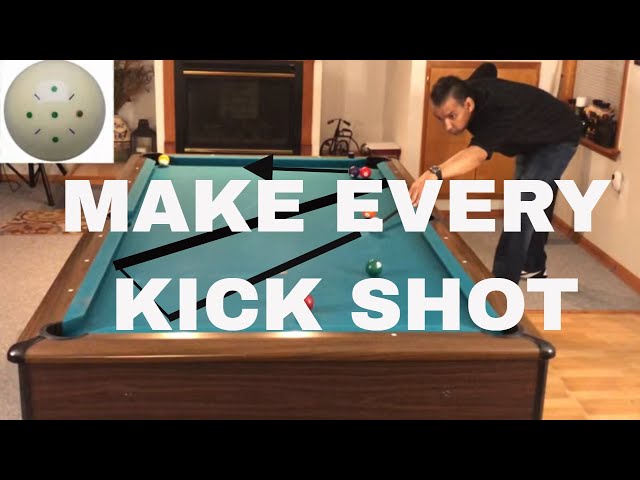 HOW TO MAKE TWO RAIL KICK SHOTS, EVERY TIME - PART ONE- DIAMOND SYSTEM Made Easy!  (Pool Lessons)