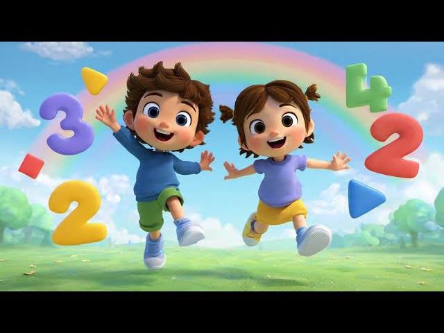 Fun Learning Song for Kids 🌈 Learn Numbers, Shapes & Colors | BP Kids