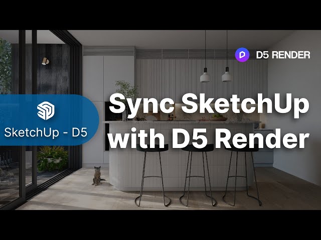 D5 Render - SketchUp Quick Start Guide | Sync SU with D5