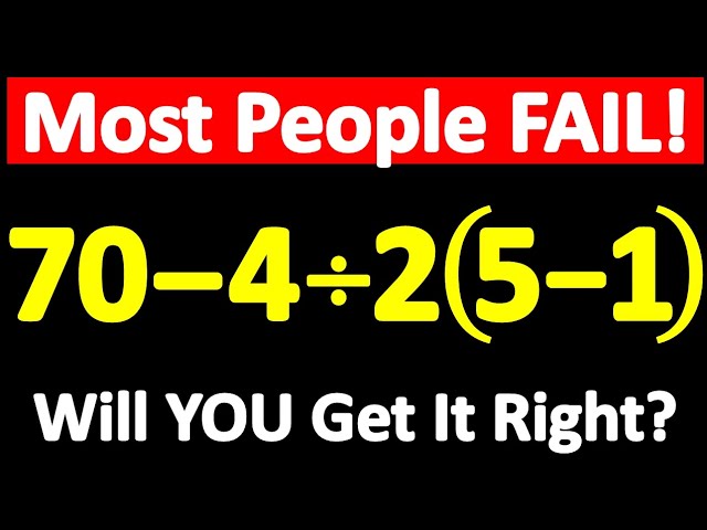 🔥 This “Easy” Math Challenge Is Fooling Everyone Online! 😵‍💫 Can YOU Solve It?