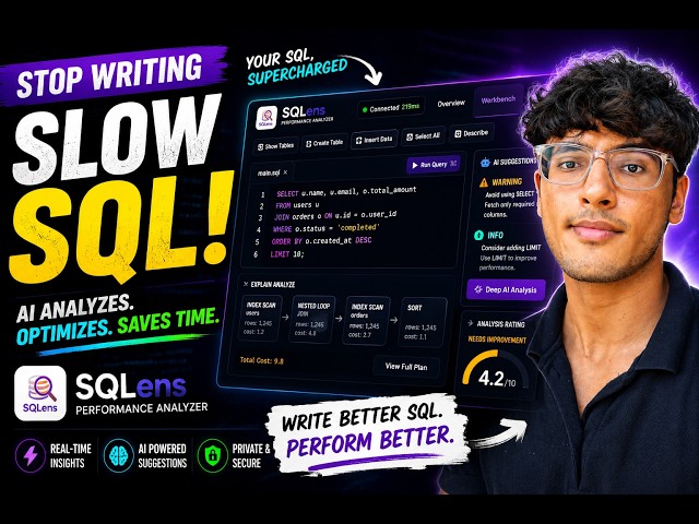 Stop Writing Slow SQL. I Built AI to Fix It.