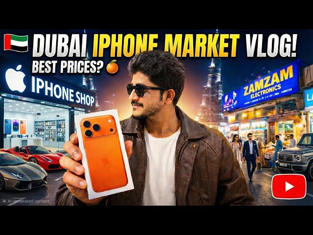 World's CHEAPEST iPhone Market? 🇦🇪 Dubai Meena Bazaar Tour | Zamzam Electronics Price Reveal
