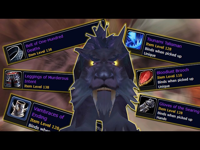 I Got FULL BIS On a Feral Druid...