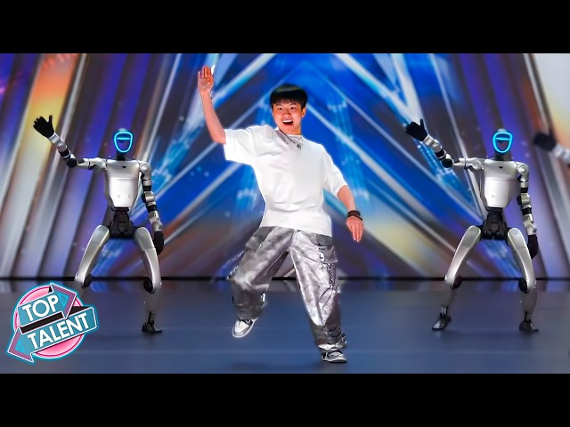 He Danced With Humanoid Robots… And Blew Everyone Away on AGT 🤖