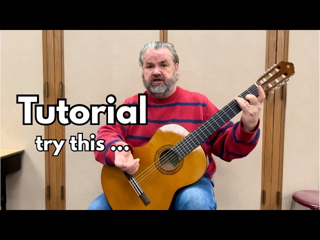 Tutorial Classical Guitar E Minor Sequence
