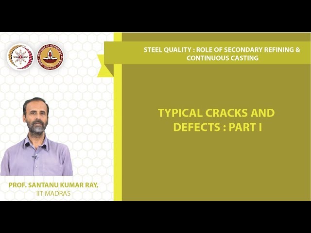 Typical Cracks and Defects : Part I