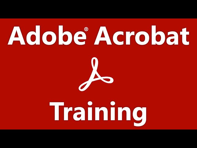 Acrobat Tutorial: The Acrobat Document View - Adobe Acrobat Training Course