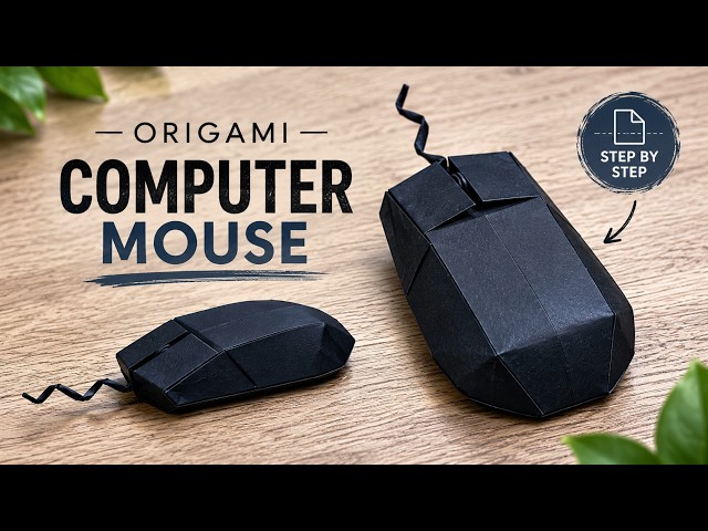 Origami Computer Mouse Tutorial | How to Make Origami Computer Mouse Easy Step By Step 