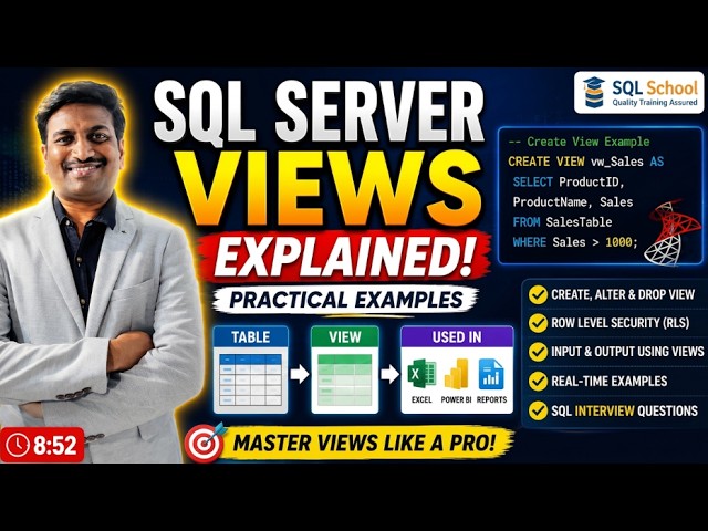 SQL Server Views: Why Every Developer Should Use Them