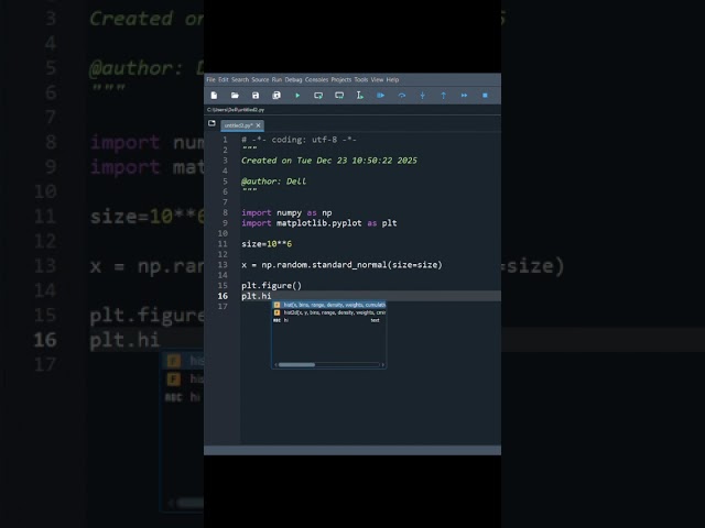 Crea tu Campana de Gauss con Python: Histogramas y Distribución Normal (NumPy & Matplotlib)