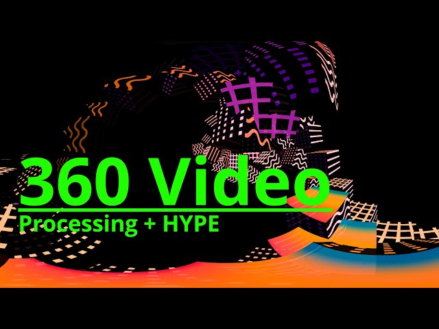 360 Video Created with Processing + HYPE