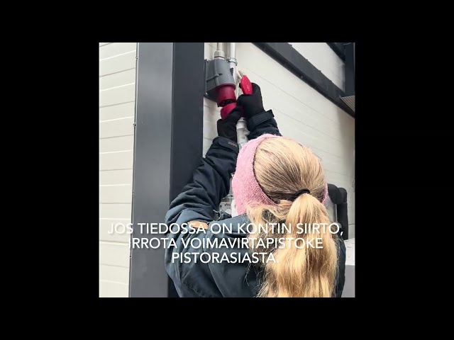 Pikapakastuskontin käyttöohjevideo – Lappia Living Labs -hanke