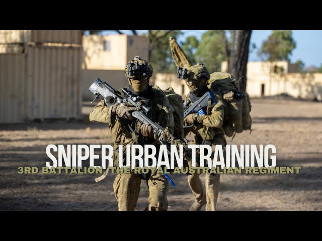 ADF | 3RAR Sniper urban training
