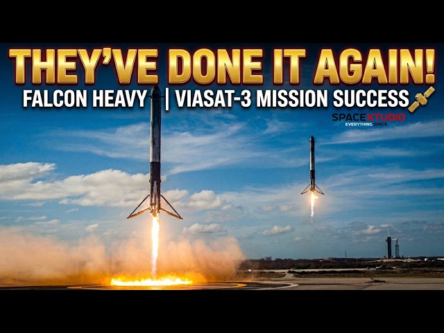 SpaceX Falcon Heavy ViaSat Launch & EPIC Double Booster Landing!