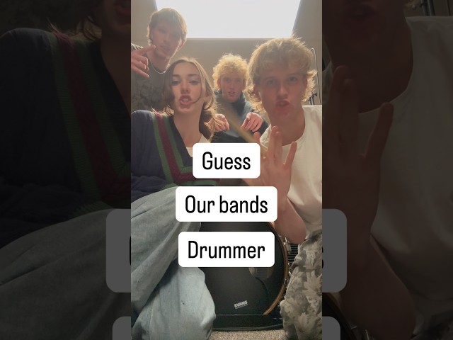 Who’s the real drummer??? 🥁 🥁🥁 #drums #band #music