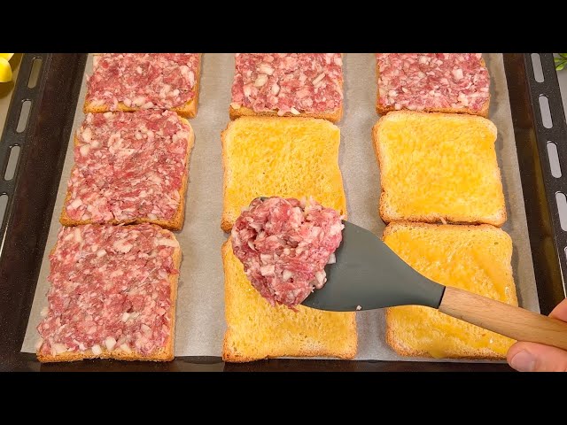 This recipe with bread and ground beef surprised everyone! I could do it every day!