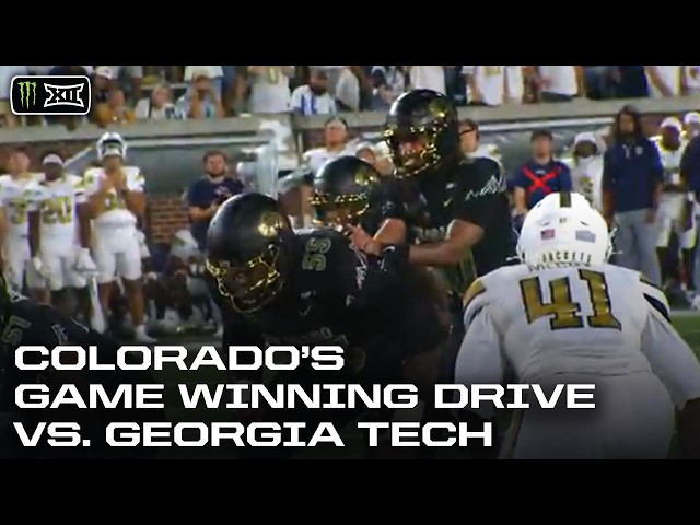 Colorado's CRAZY Game Winning Drive vs. Georgia Tech | 2026 Monster Energy Big 12 Football