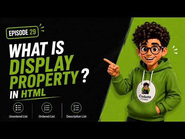 CSS Display Property Explained in Tamil | Block, Inline, Flex, Grid | Episode 29