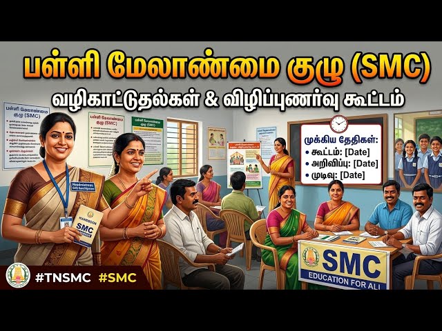 SMC School Management Committee - Guidelines and Awareness Meeting #TNSMC #SMC
