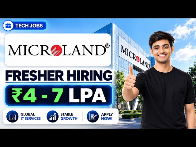 🔥Microland Off-Campus Hiring | ServiceNow Developer + Full Stack SDE-1 | Freshers Apply