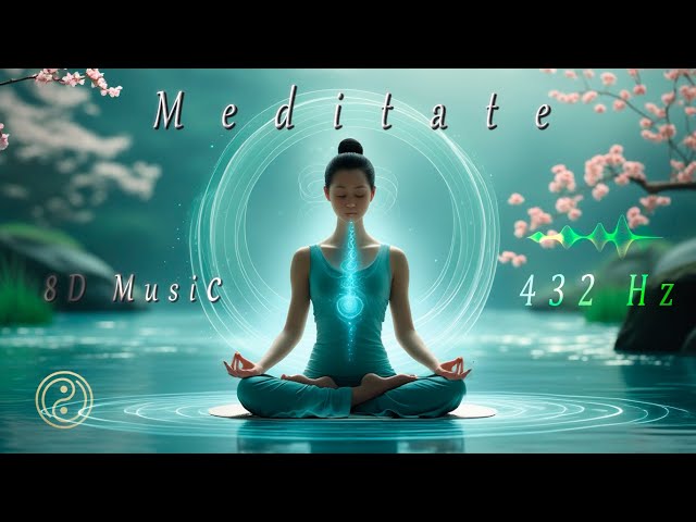 🎧 1 Hour of 8D Meditation Music | Deep Healing & Inner Peace | 432 Hz