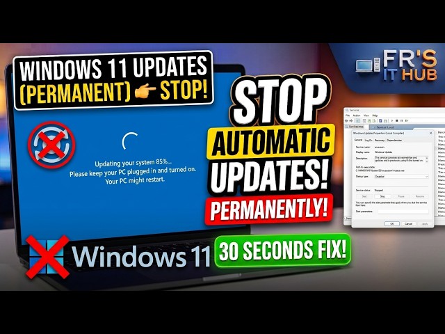 How to Stop Automatic Windows Update in Windows 11 permanent | Stop Windows 11 Updates in 30 Seconds