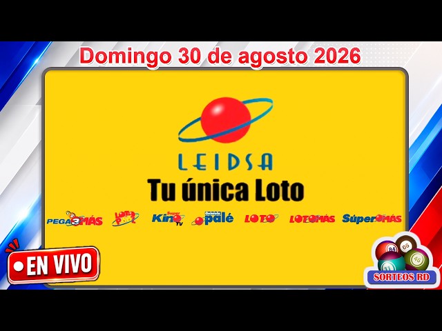 🔴 LIVE: LEIDSA 3:55 PM | Results Today Sunday, August 30, 2026