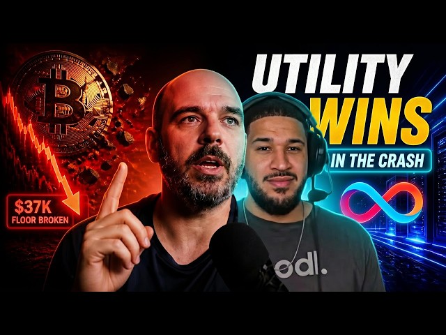 Bitcoin's $37K Floor Collapse — Why Utility Assets Win the Crash (ICP Deep Dive)