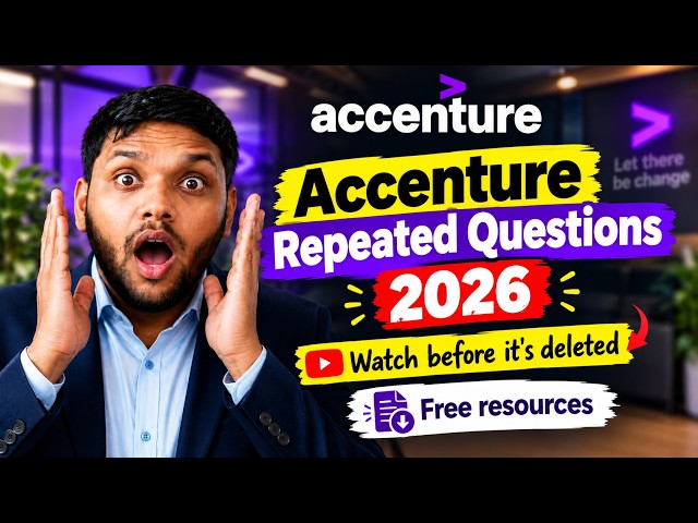 22/9/26 💀 #Accenture On-campus Technical Assessment 2026 Real  questions & Answers