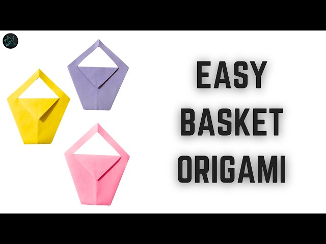 Easy paper basket craft in just 5 minutes! |GMRVS ARTS AND CRAFTS| #paperbasket #papercraft