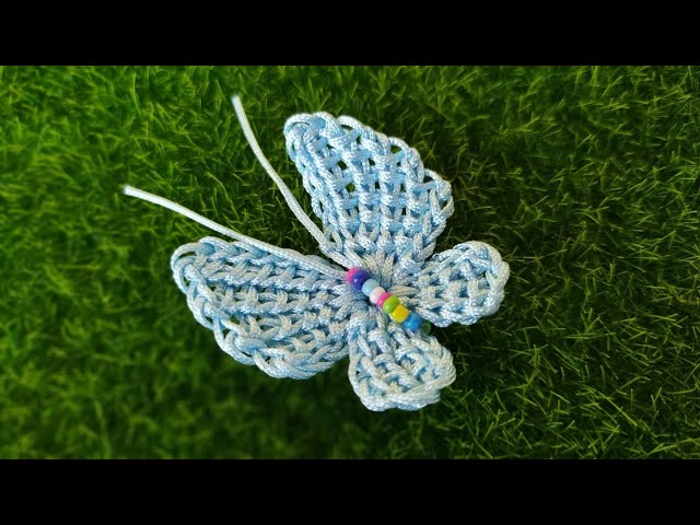 Farfalla Uncinetto Tutorial 🦋 Butterfly Crochet 💕 Mariposa Crochet - Punto Tunisino