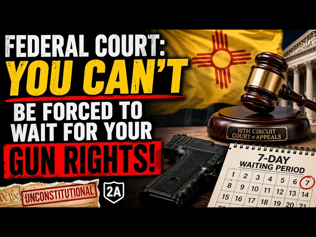 HUGE 2A WIN: You CAN’T Be Forced to Wait for Your Gun Rights