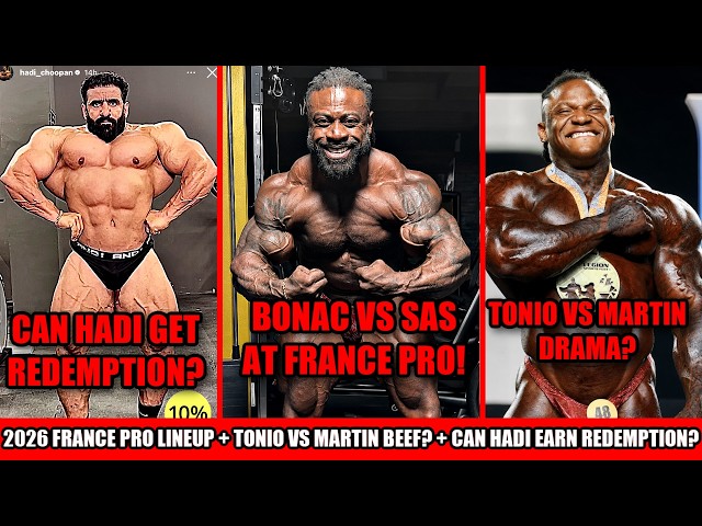 Brett Wilkin 5 weeks out+ 2026 France Pro Lineup + Tonio VS Martin Beef? + Hadi 17 weeks out + More