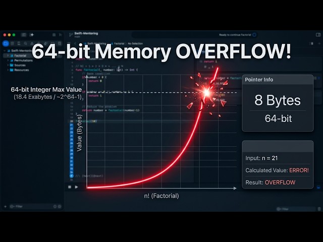 Why Swift Crashes on 21! (Integer Overflow Explained)